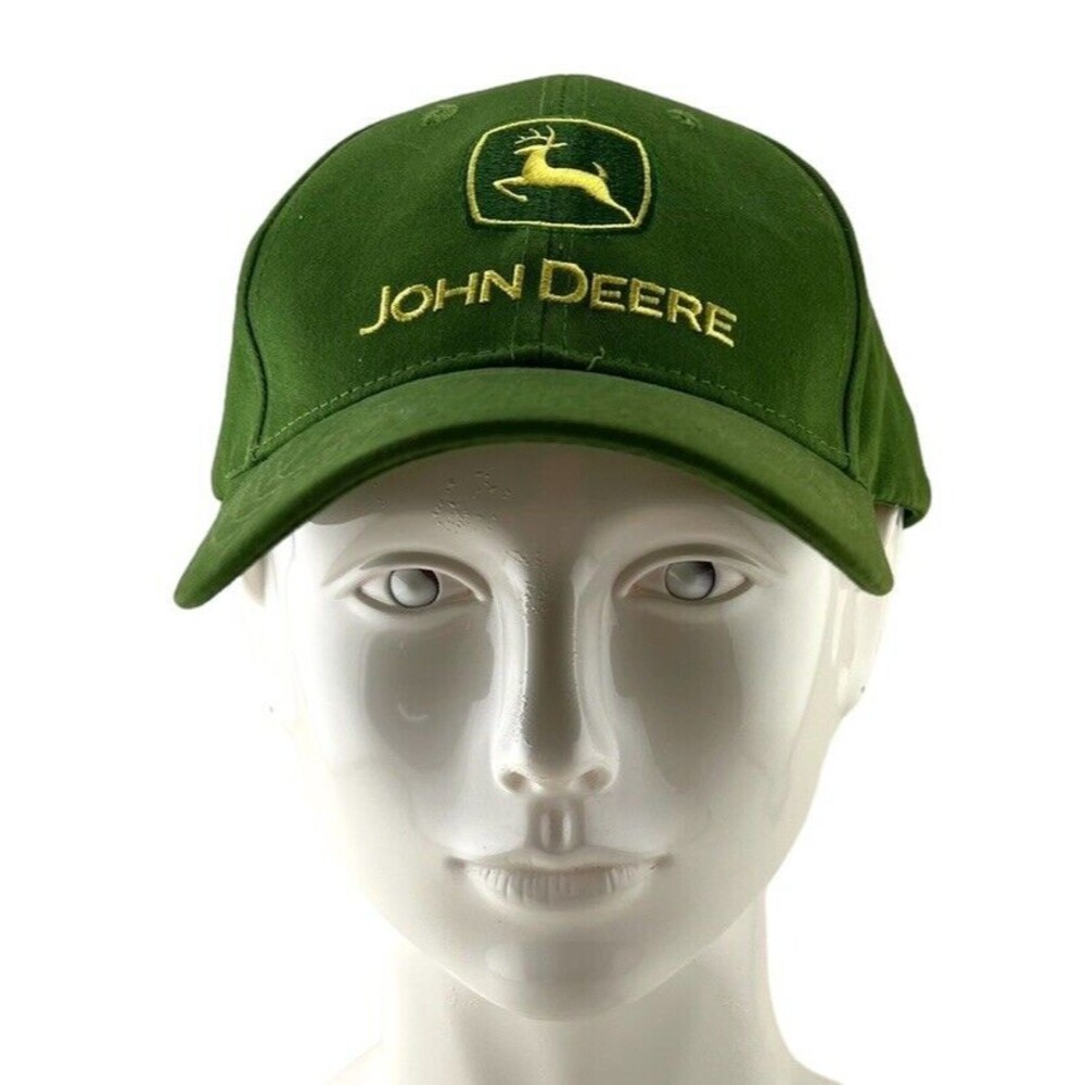 Cary Francis Group Green John Deere Hat Adjustable Strap Size OSFA